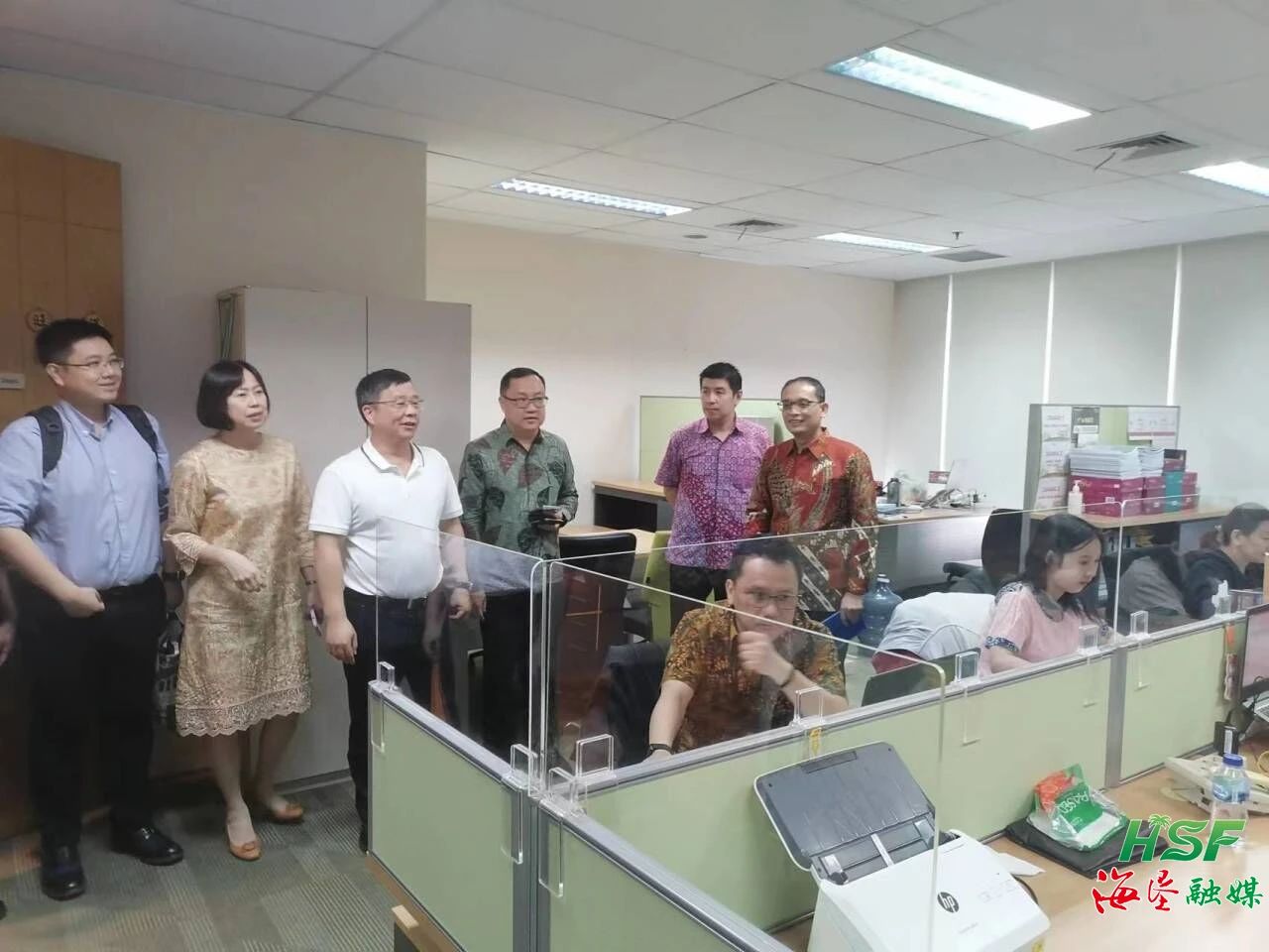 包洪文一行到KM公司调研。。。。。。。